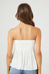 Smocked Flounce Tube Top