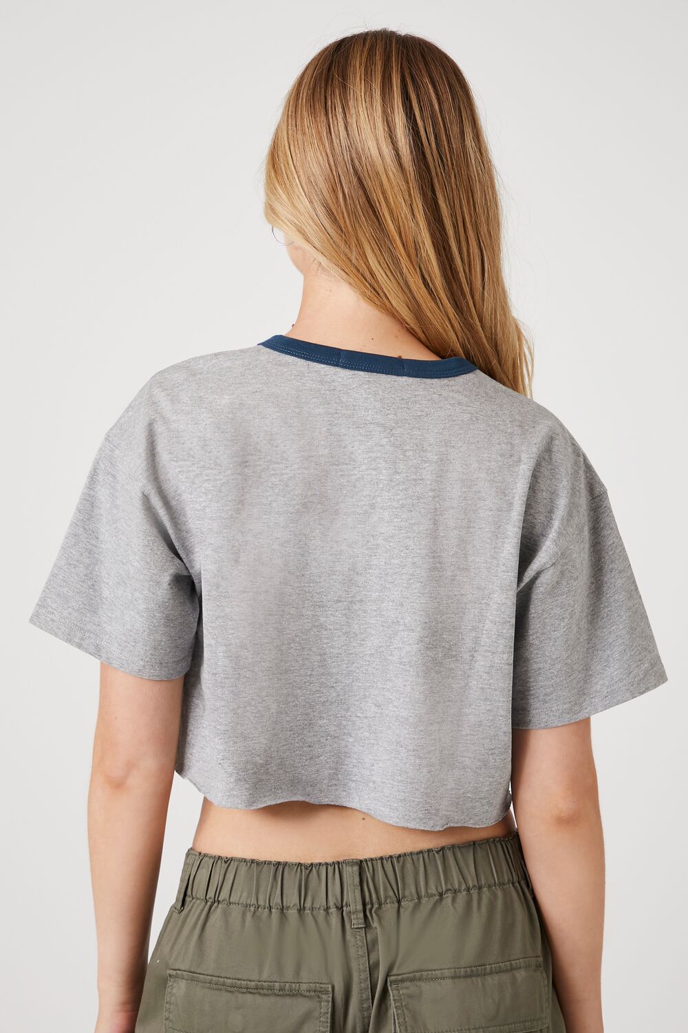 Raw-Cut Cropped Tee