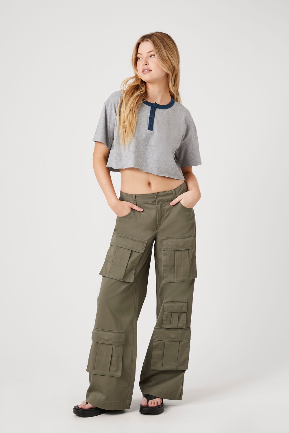 Raw-Cut Cropped Tee
