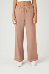 Cotton Wide-Leg Pants