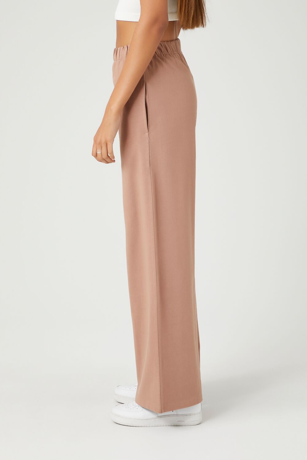 Cotton Wide-Leg Pants
