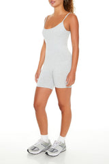 Fitted Scoop-Neck Romper