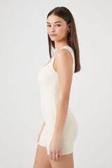 Square-Neck Tank Romper