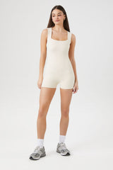 Square-Neck Tank Romper