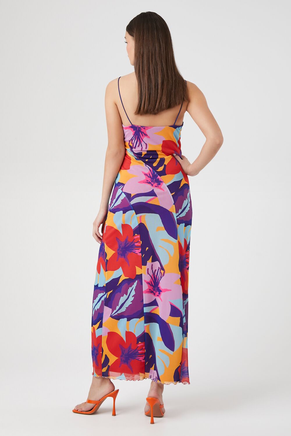 Tropical Floral Maxi Dress
