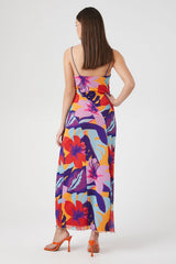 Tropical Floral Maxi Dress