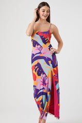Tropical Floral Maxi Dress