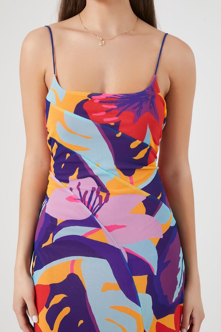Tropical Floral Maxi Dress