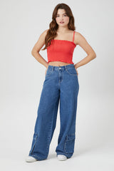 Smocked Cropped Cami