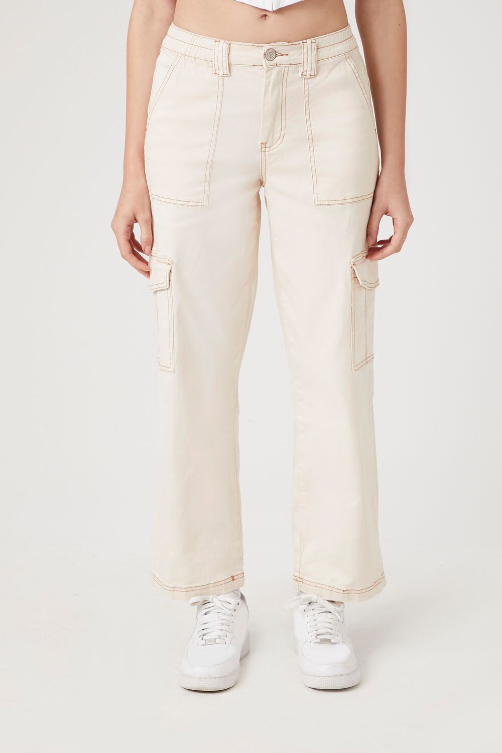 Denim Cargo Pants