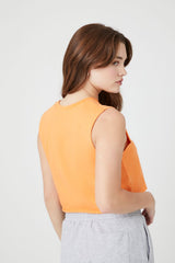 Jersey-Knit Boxy Crop Top