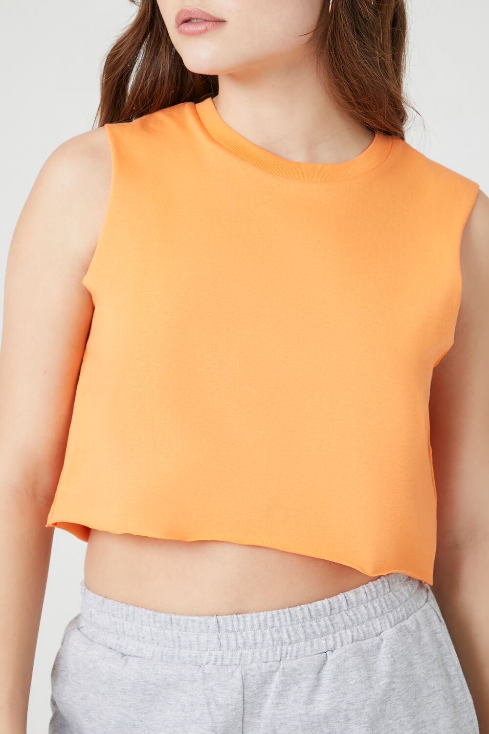 Jersey-Knit Boxy Crop Top