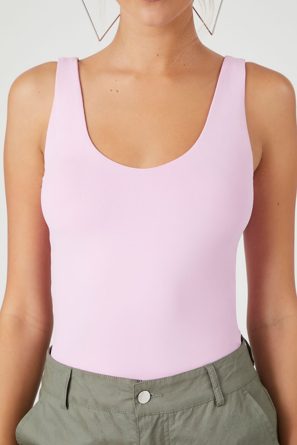 Scoop-Neck Fitted Tank Top