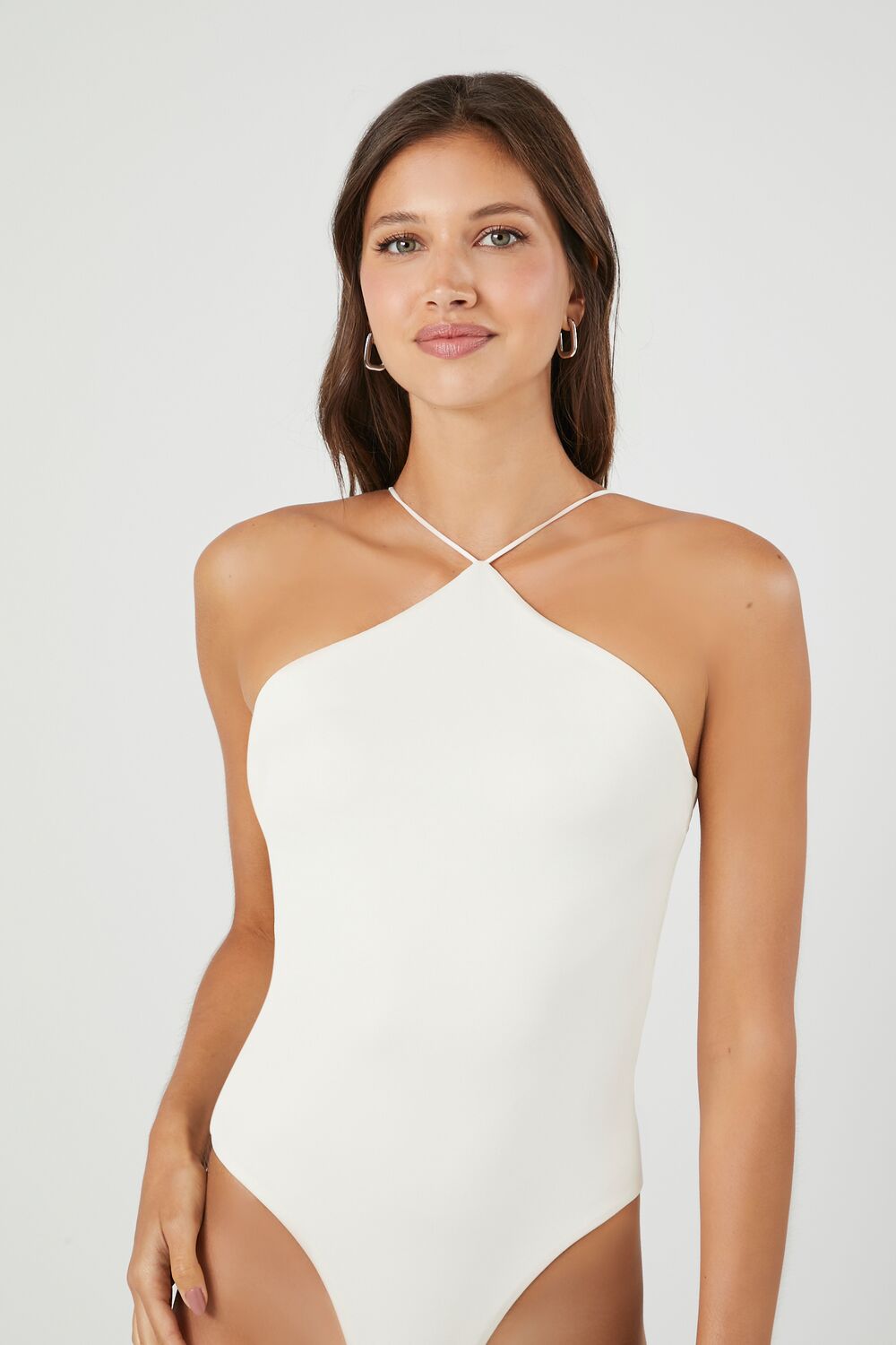 Contour Sculpt Fitted Halter Bodysuit