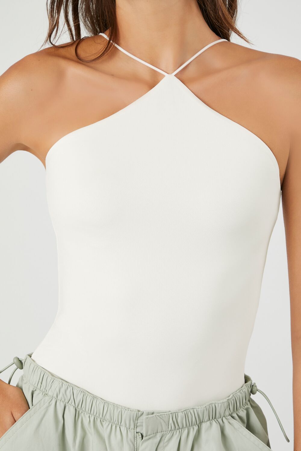 Contour Sculpt Fitted Halter Bodysuit