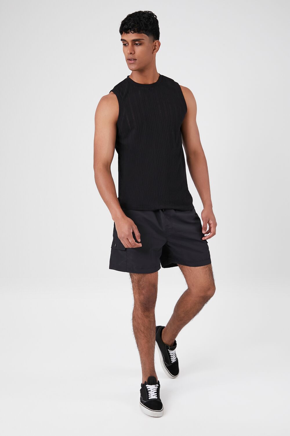 Drawstring Swim Trunks