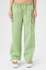 Wide-Leg Cargo Pants