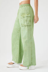Wide-Leg Cargo Pants