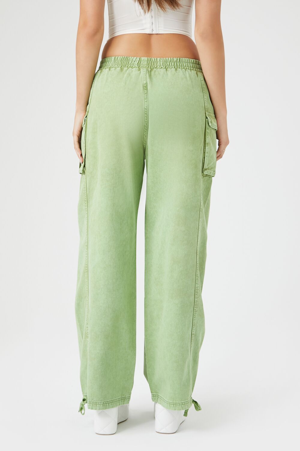 Wide-Leg Cargo Pants