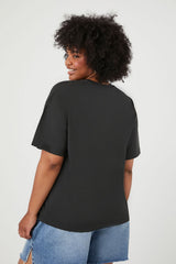 Plus Size Malibu Beach Graphic Tee