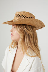 Studded-Trim Cowboy Hat