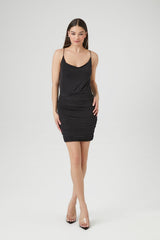 Cowl Neck Cami Bodycon Mini Dress