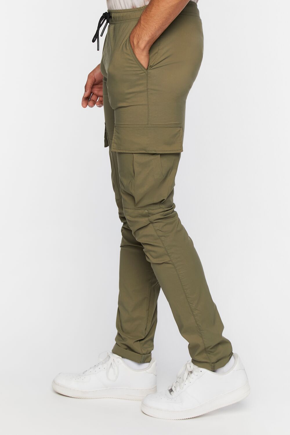 Drawstring Skinny Utility Pants