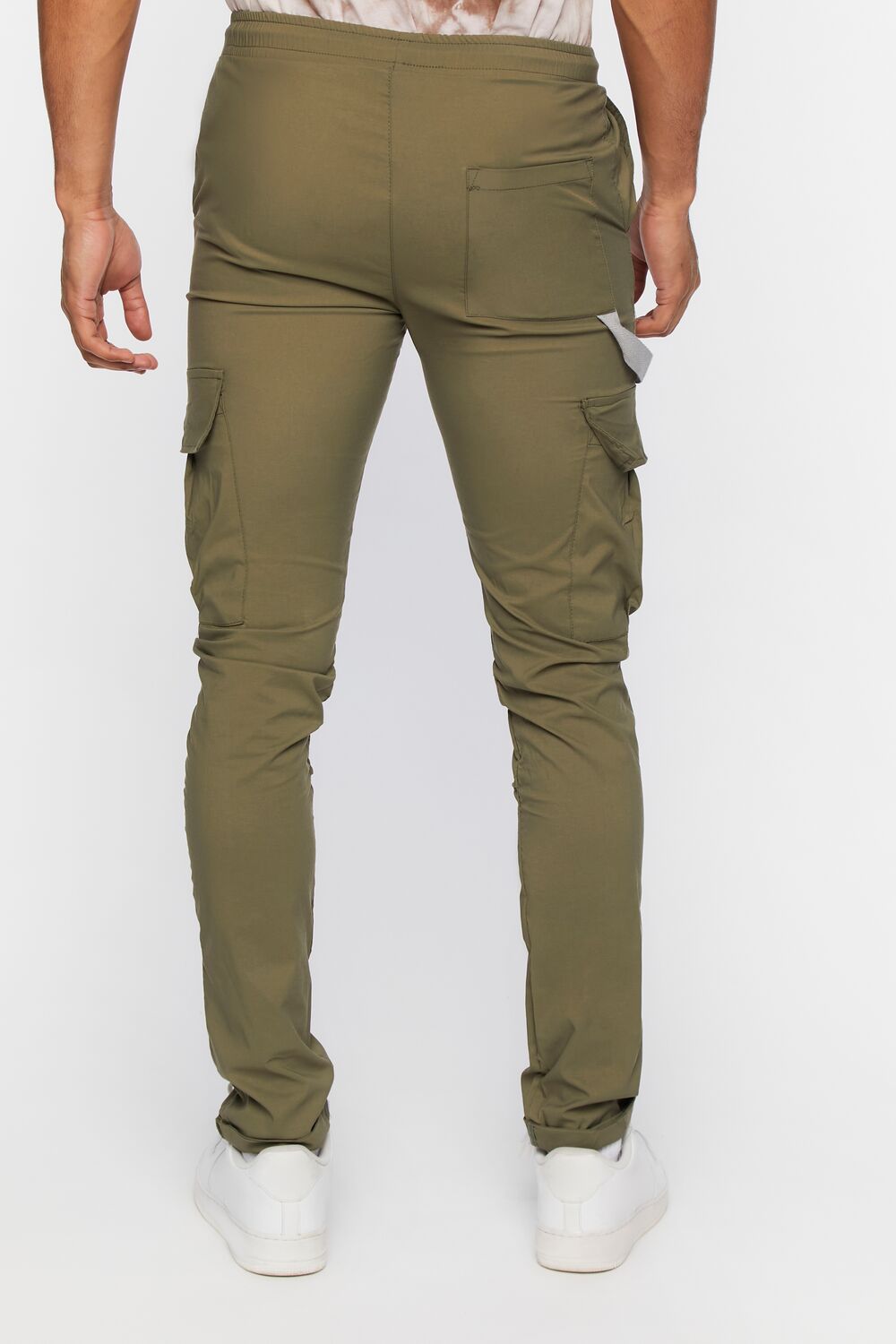 Drawstring Skinny Utility Pants