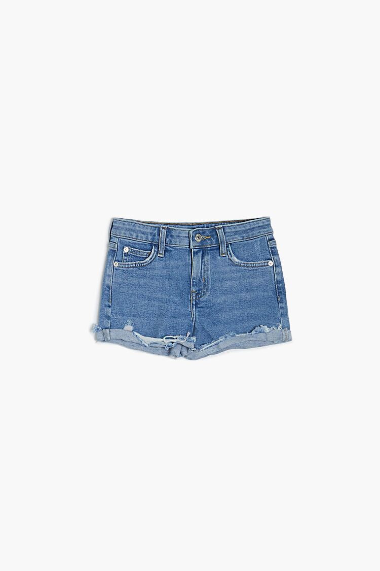 Girls Distressed Denim Shorts (Kids)