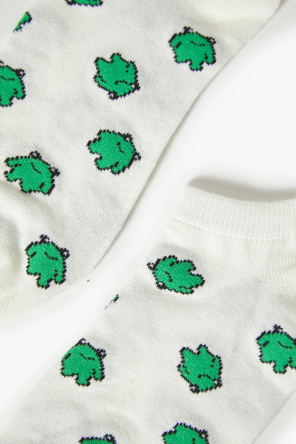 Frog Print Ankle Socks