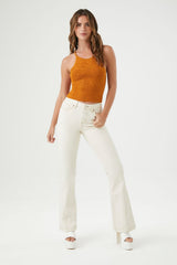 Sweater-Knit Cropped Cami