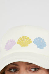 Seashell Graphic Trucker Hat