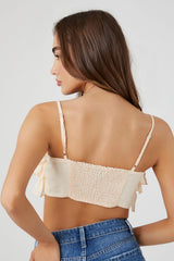 Tiered Flounce Cropped Cami