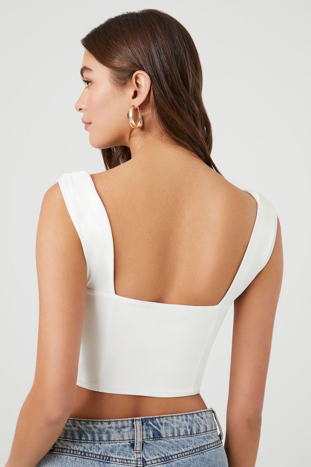 Drawstring Cropped Tank Top