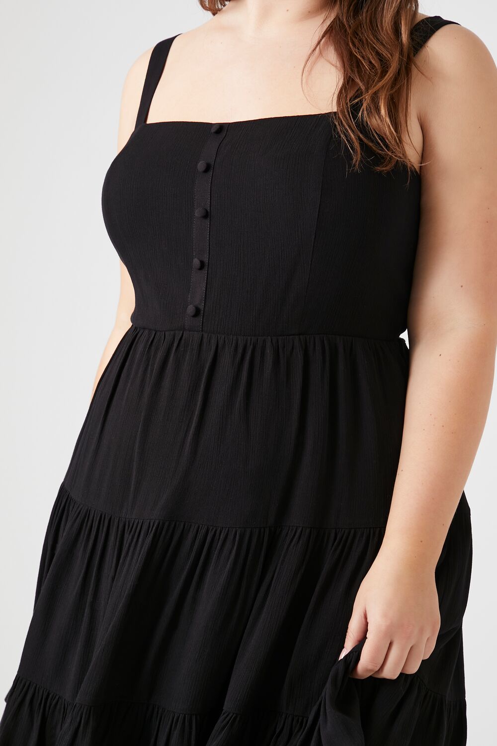 Plus Size Tiered Fit & Flare Dress