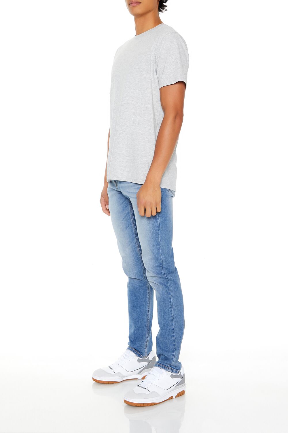 Stone Wash Skinny Jeans