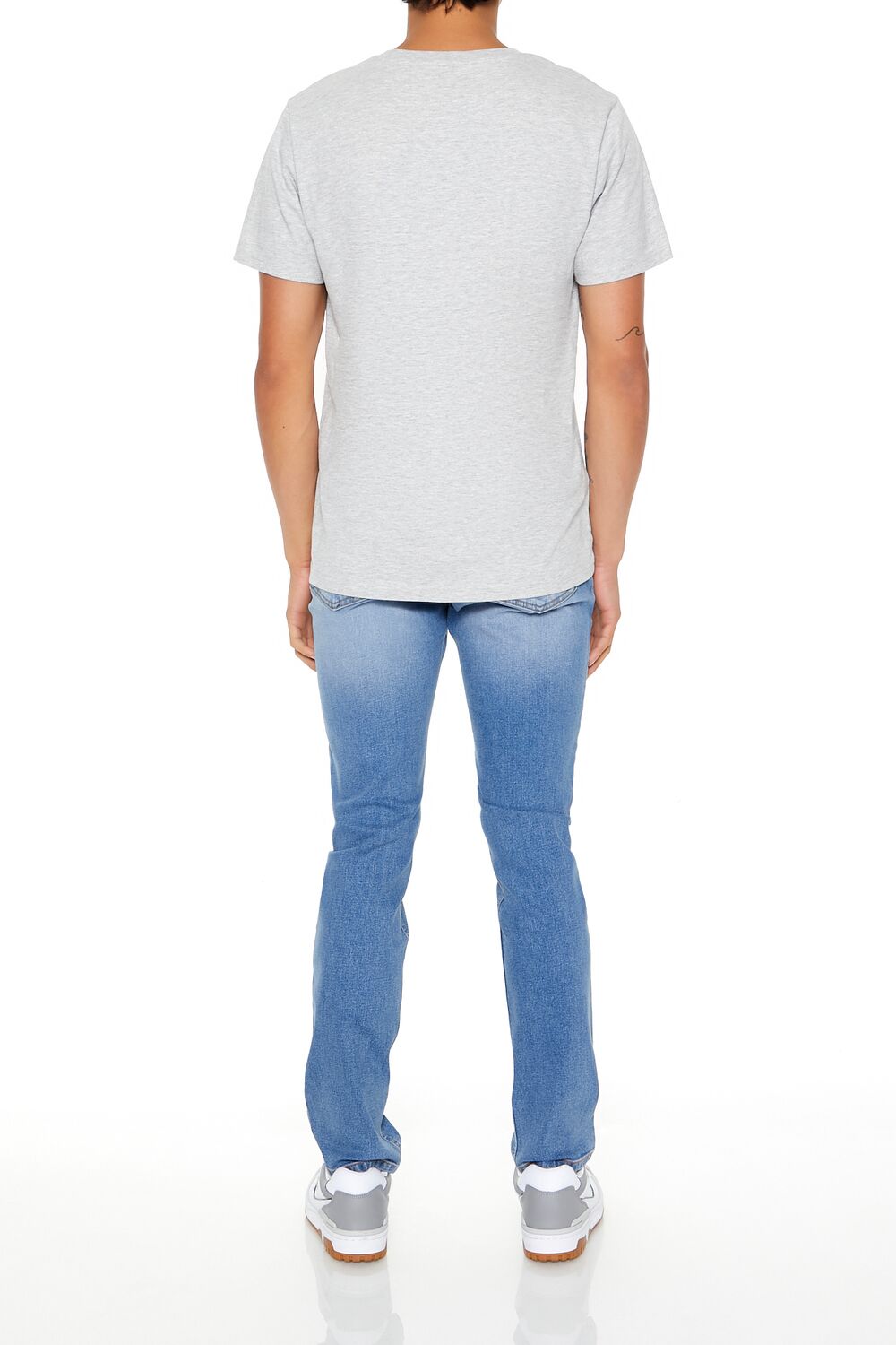 Stone Wash Skinny Jeans