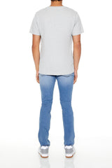 Stone Wash Skinny Jeans