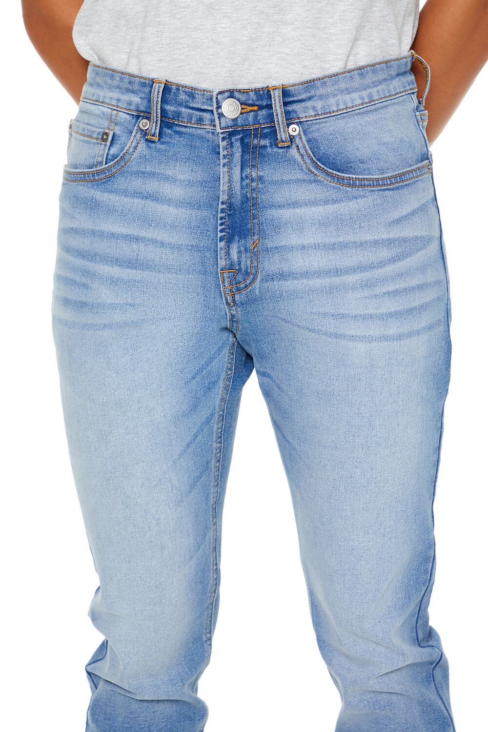 Stone Wash Skinny Jeans