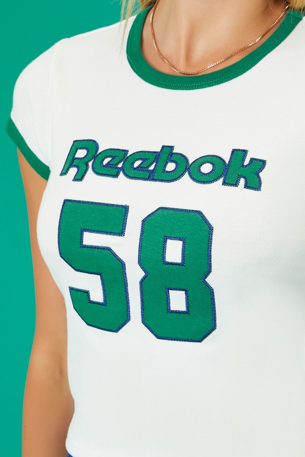 Reebok Cropped Ringer Tee