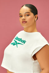 Plus Size Reebok Graphic Crop Top