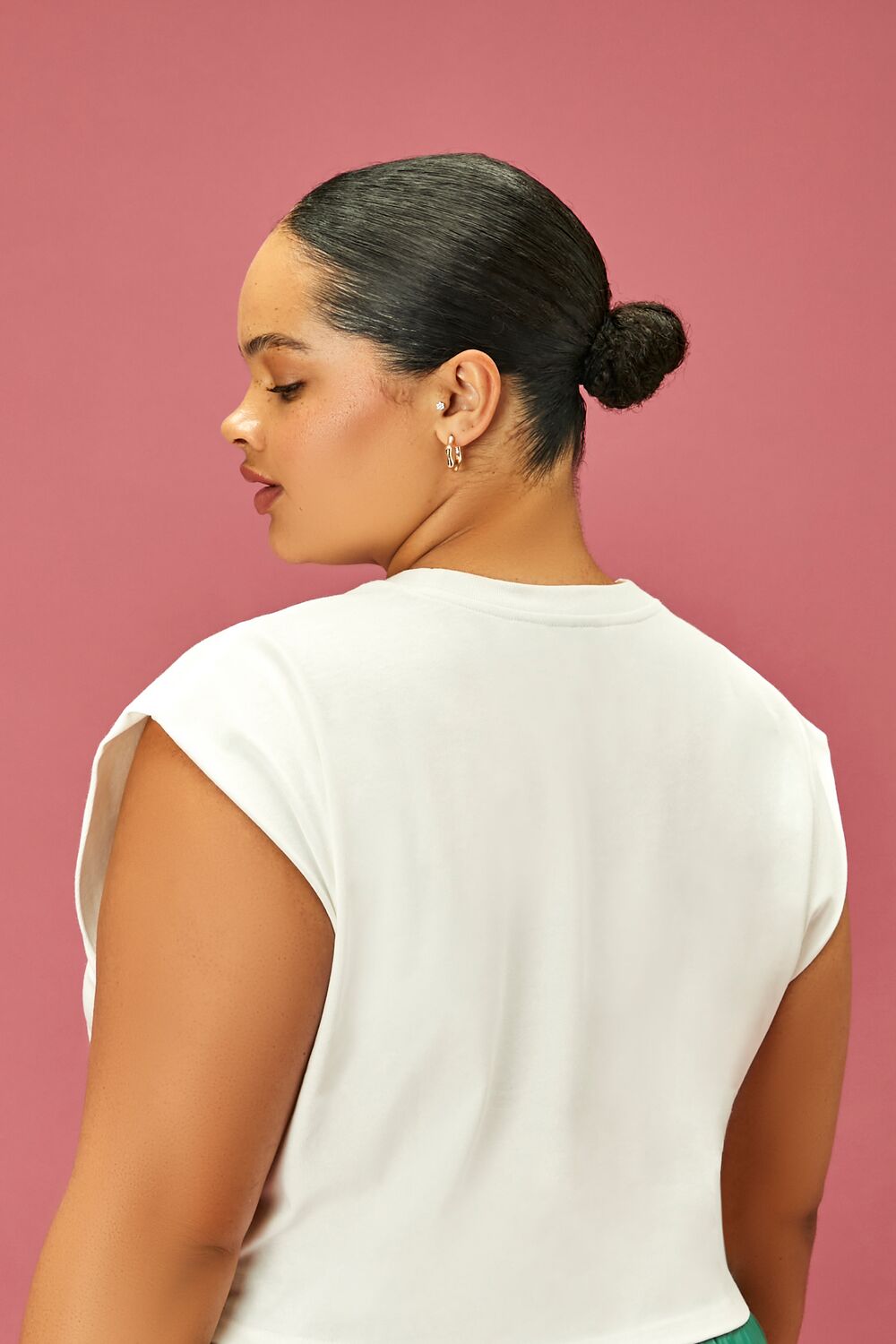 Plus Size Reebok Graphic Crop Top