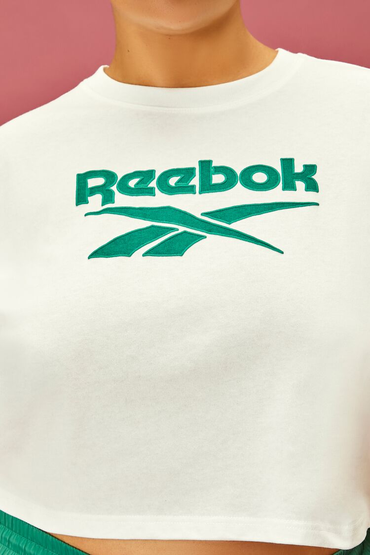Plus Size Reebok Graphic Crop Top