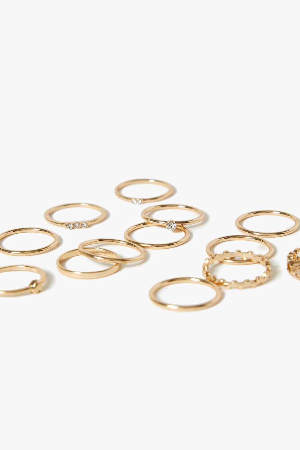 Rhinestone Ring Set