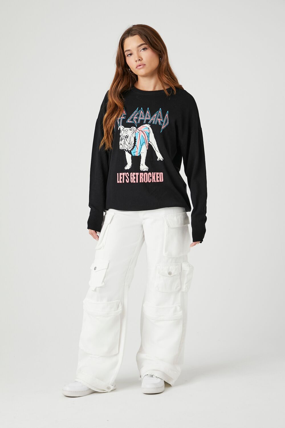 Def Leppard Graphic Sweater