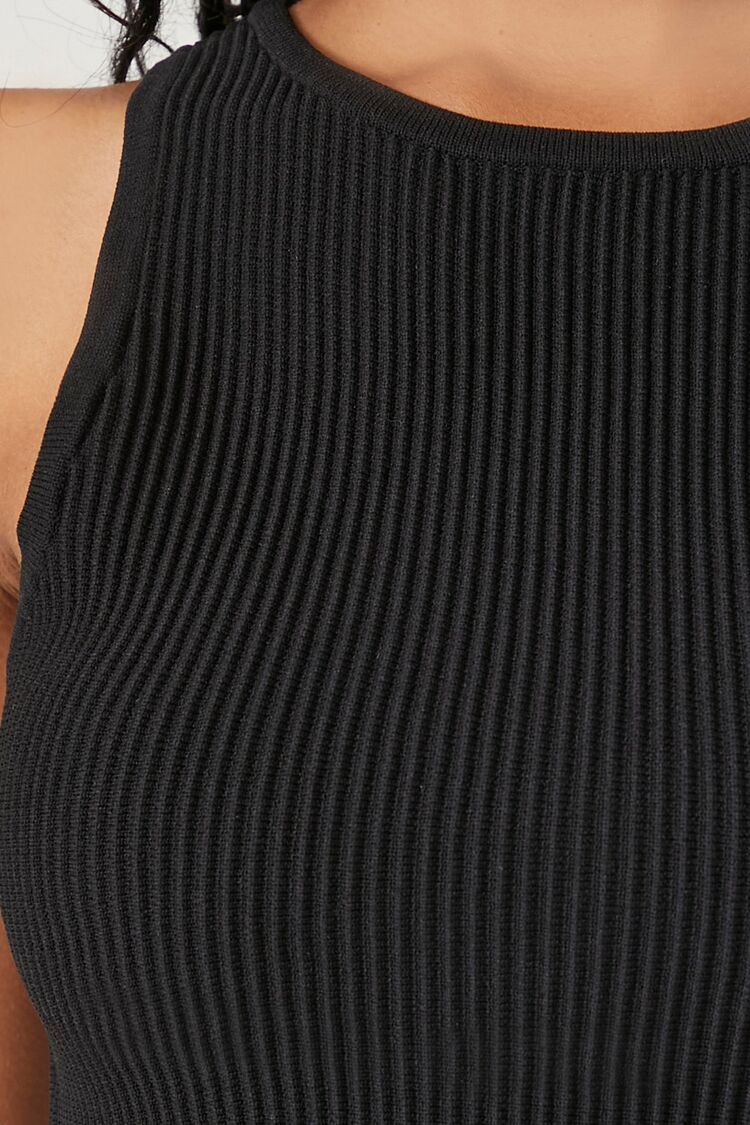 Sweater-Knit Cropped Tank Top