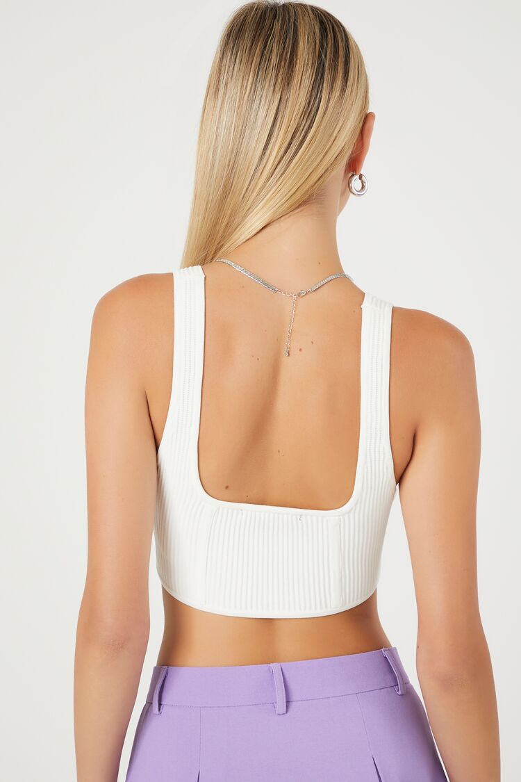 Sweater-Knit Crop Top