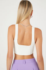Sweater-Knit Crop Top