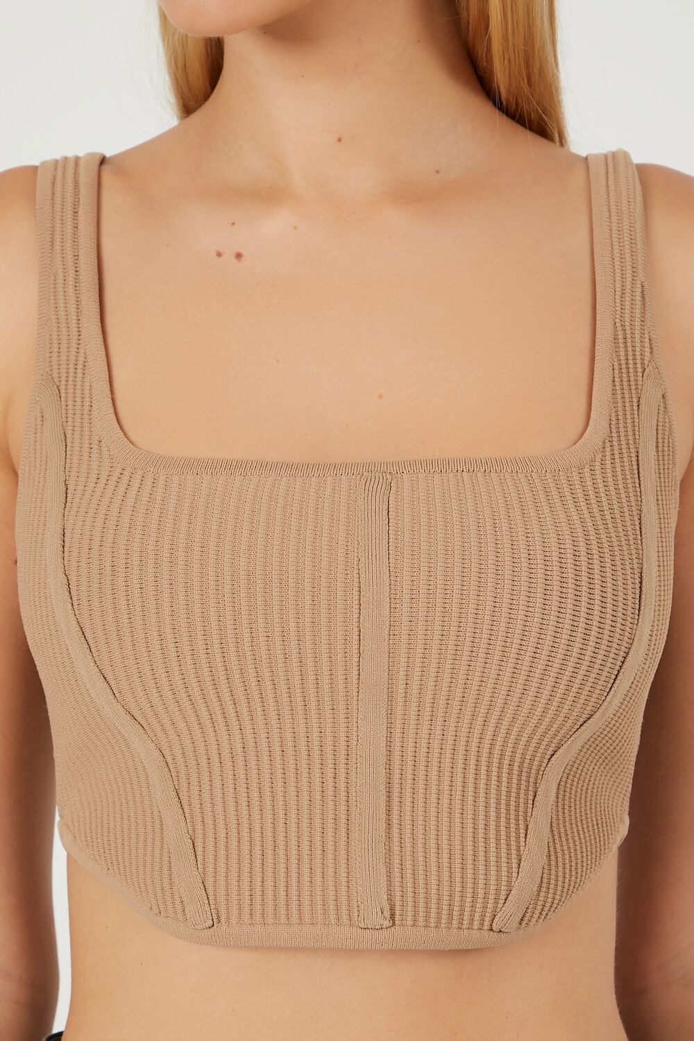 Sweater-Knit Crop Top