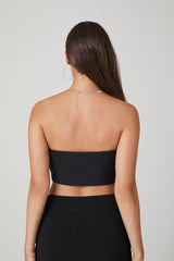 Lace-Up Bustier Tube Top